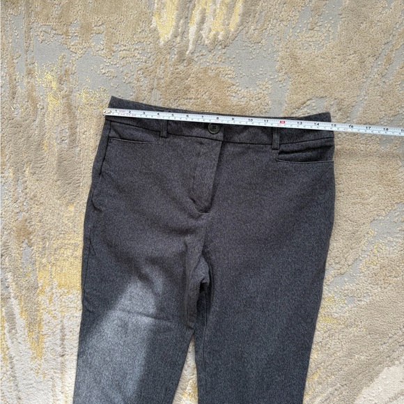 LOFT Charcoal Cropped Pants - Picture 2 of 4